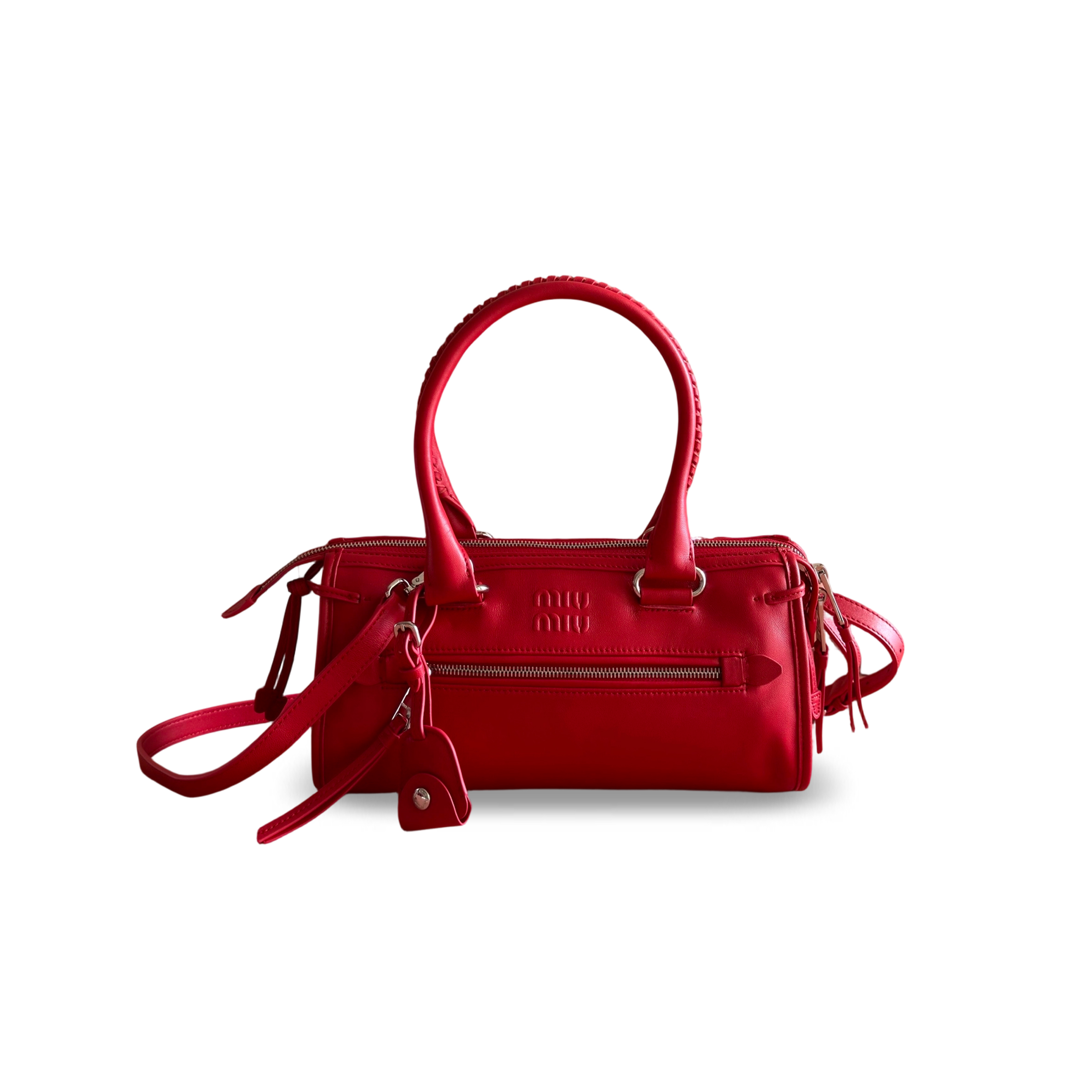 MIU MIU LEATHER HANDBAG 5BA332 (30*15*10cm)